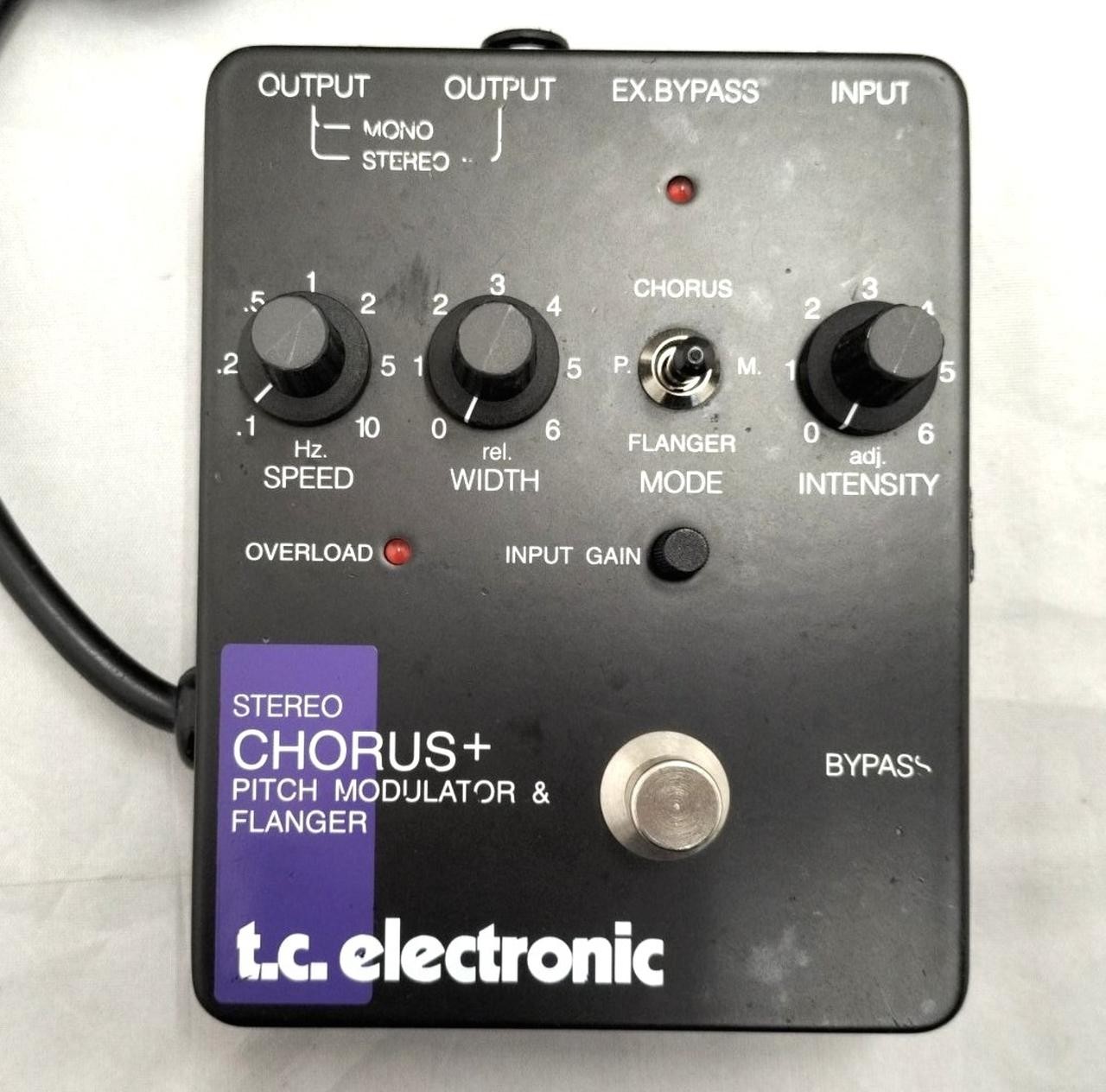 T.C.ELECTRONIC SCF Stereo Chorus+ Effects Pedal Used
