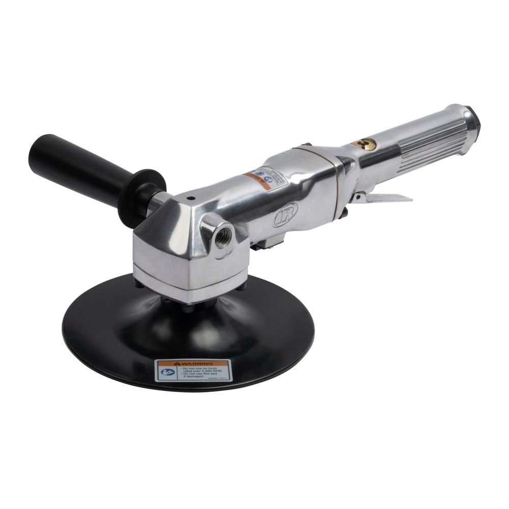 Ingersoll Rand 313-B 0.5 HP 5000 RPM 7" Pad Front Exhaust Air Angle Sander New