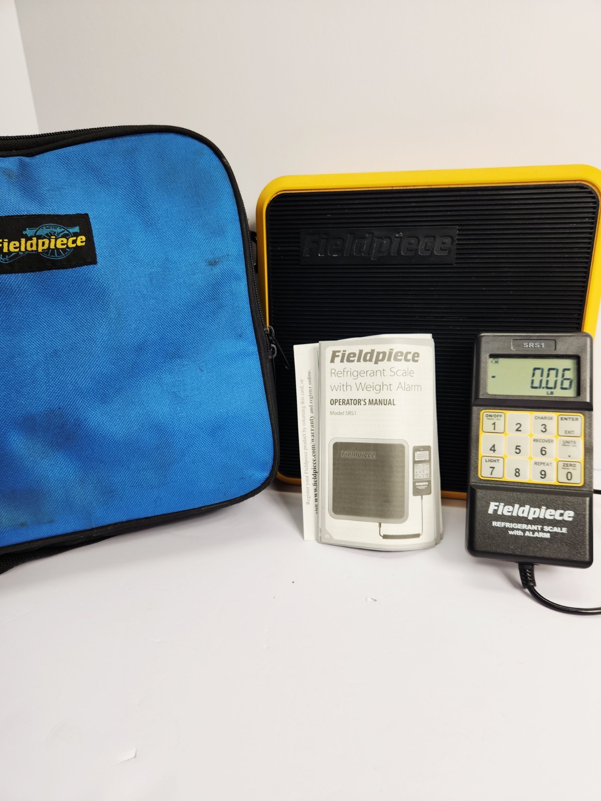 Filedpiece SRS1 Refrigerant Scale With Alarm & Case