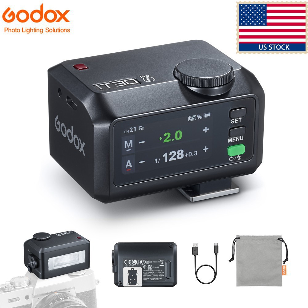 GODOX iT30Pro-F TTL HSS 2.4G Wireless Mini Camera Flash Speedlight for Fujifilm