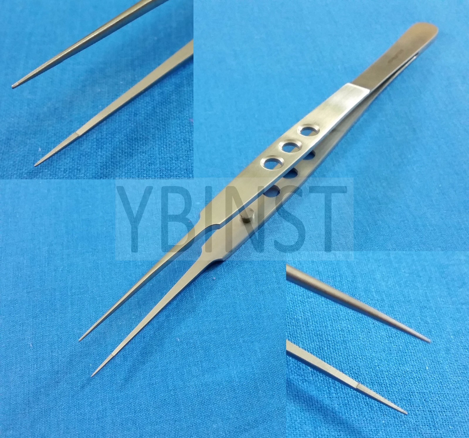 O.R PREMIUM GRADE FINE POINT SUTURE TYING PLATFORM FORCEPS 7" PLAIN SMOOTH