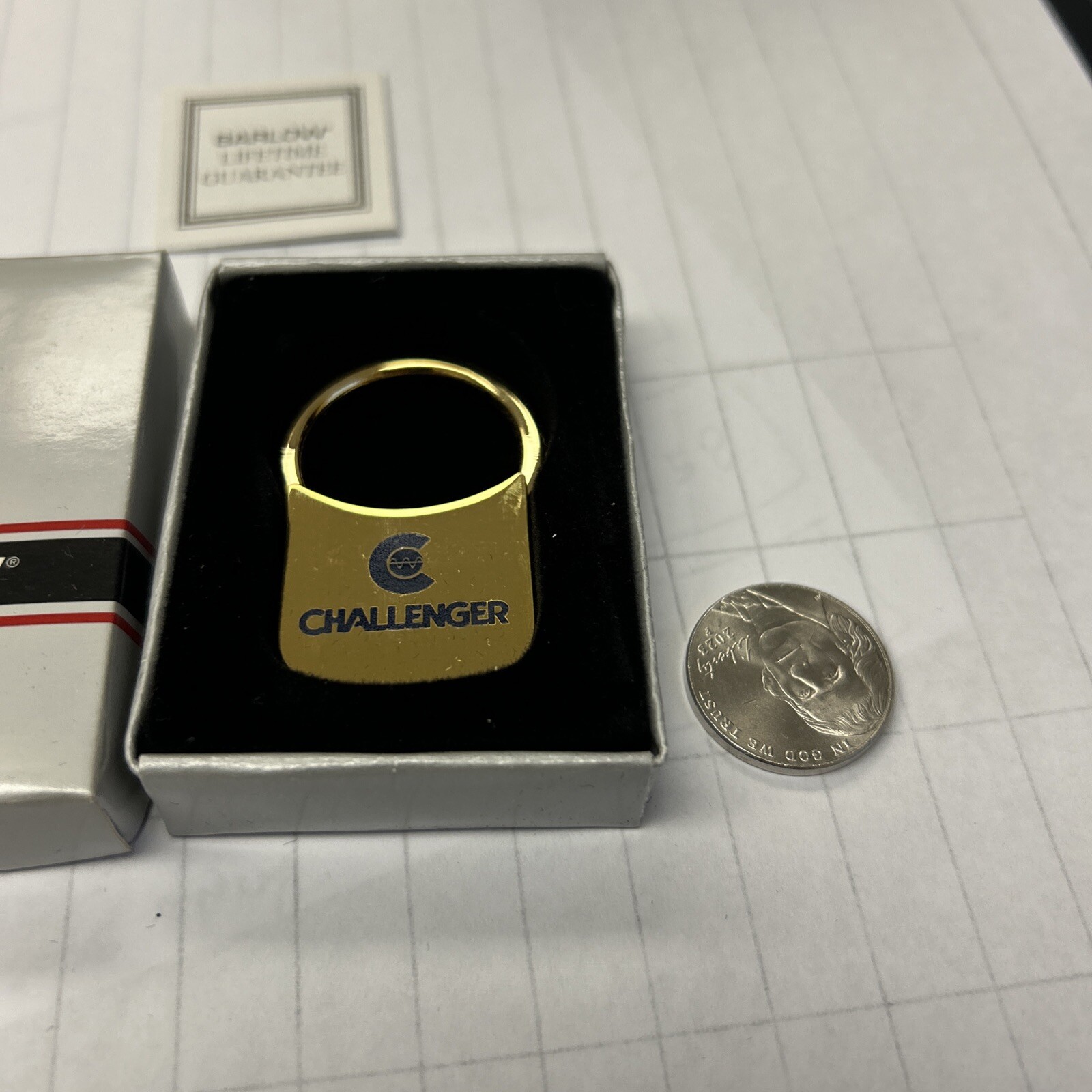 Challenger Electric Barlow Promotional Keychain New