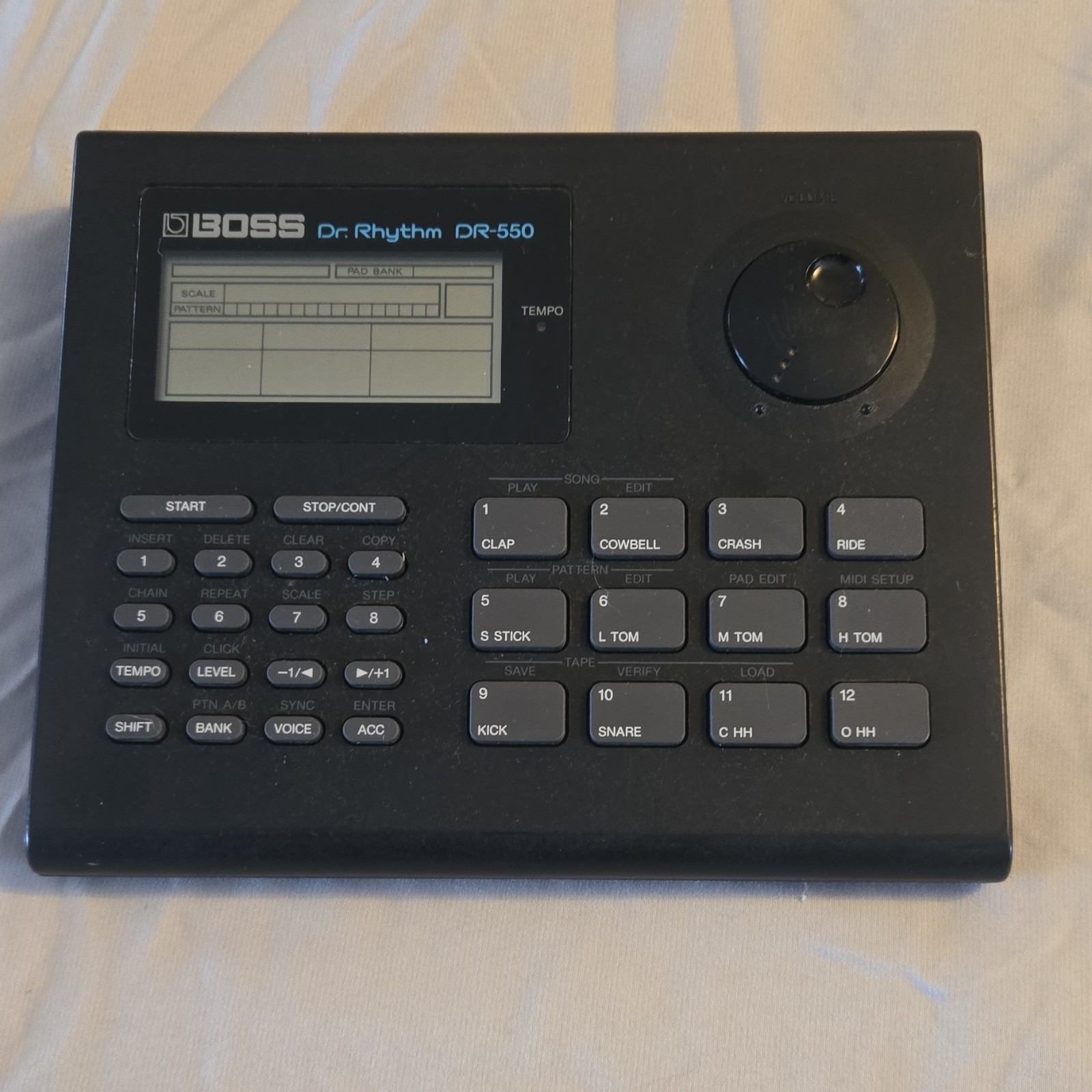 Boss DR-550 Programmable Digital Drum Machine WITH AC ADAPTER