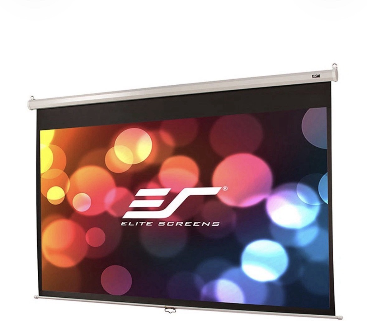Elite Screens M80NWV 80" Manual Projector Screen 4:3 Aspect Ratio
