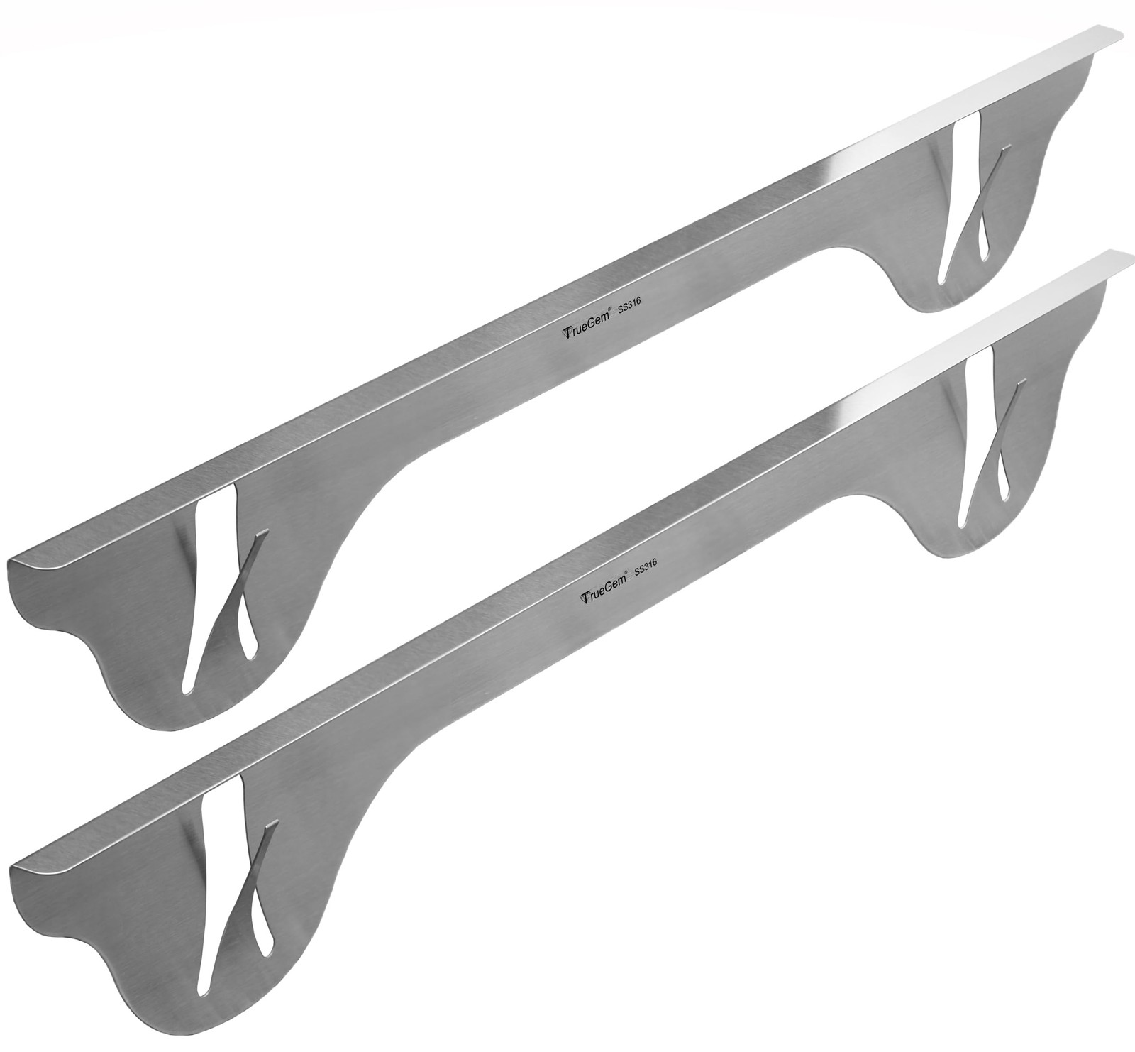TrueGem Stove Gap Covers - 25.4", 316 Stainless Steel | Oven Side Gap Filler ...