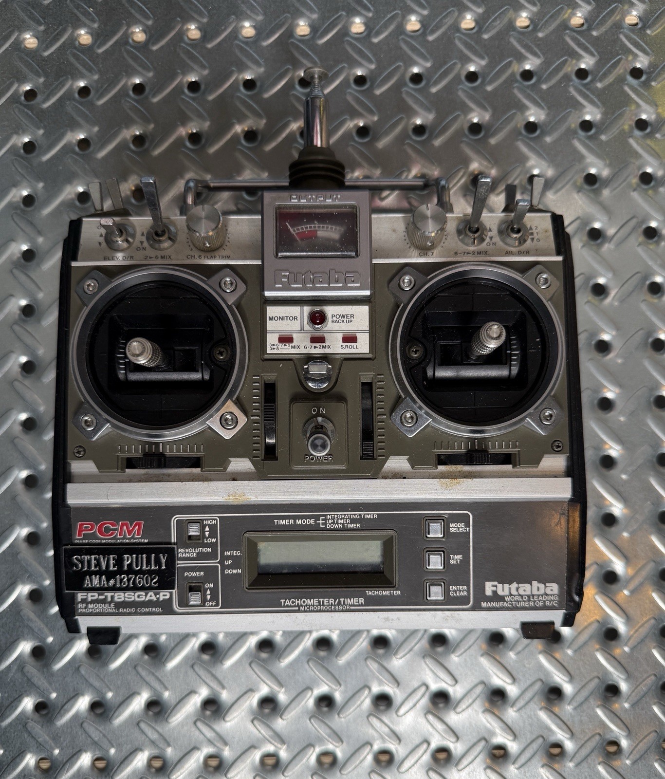 RC002. Futaba FP-8SGA-P Controller Radio " Back To The Future" McFly, Doc...