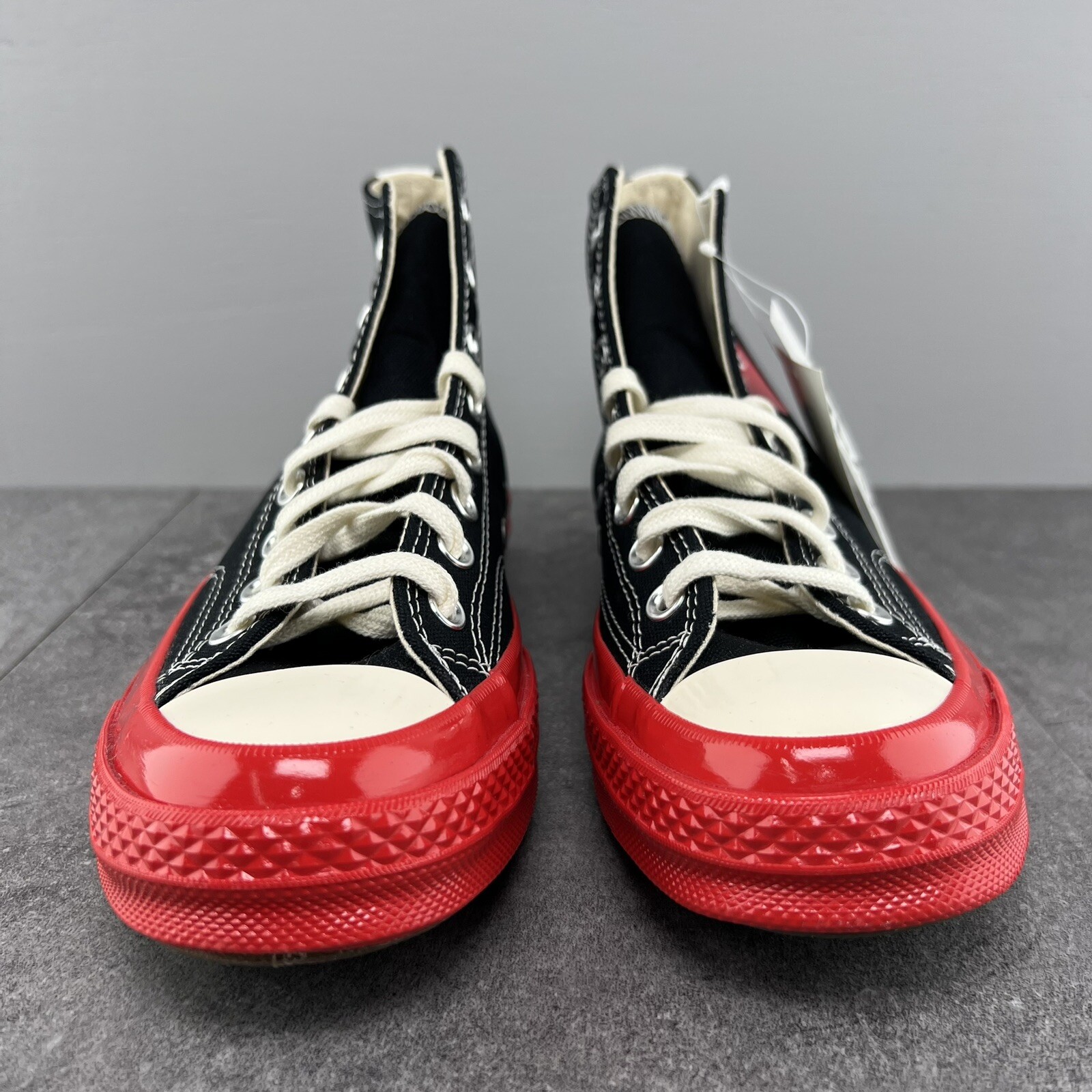 Converse Chuck Taylor All Star 70 Hi Comme Des Garcons Size 8.5 Mens Black Red