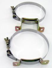 Nitrous Oxide 10LB Bottle Brackets NEW Stainless! NOS Nitrous bottle brackets