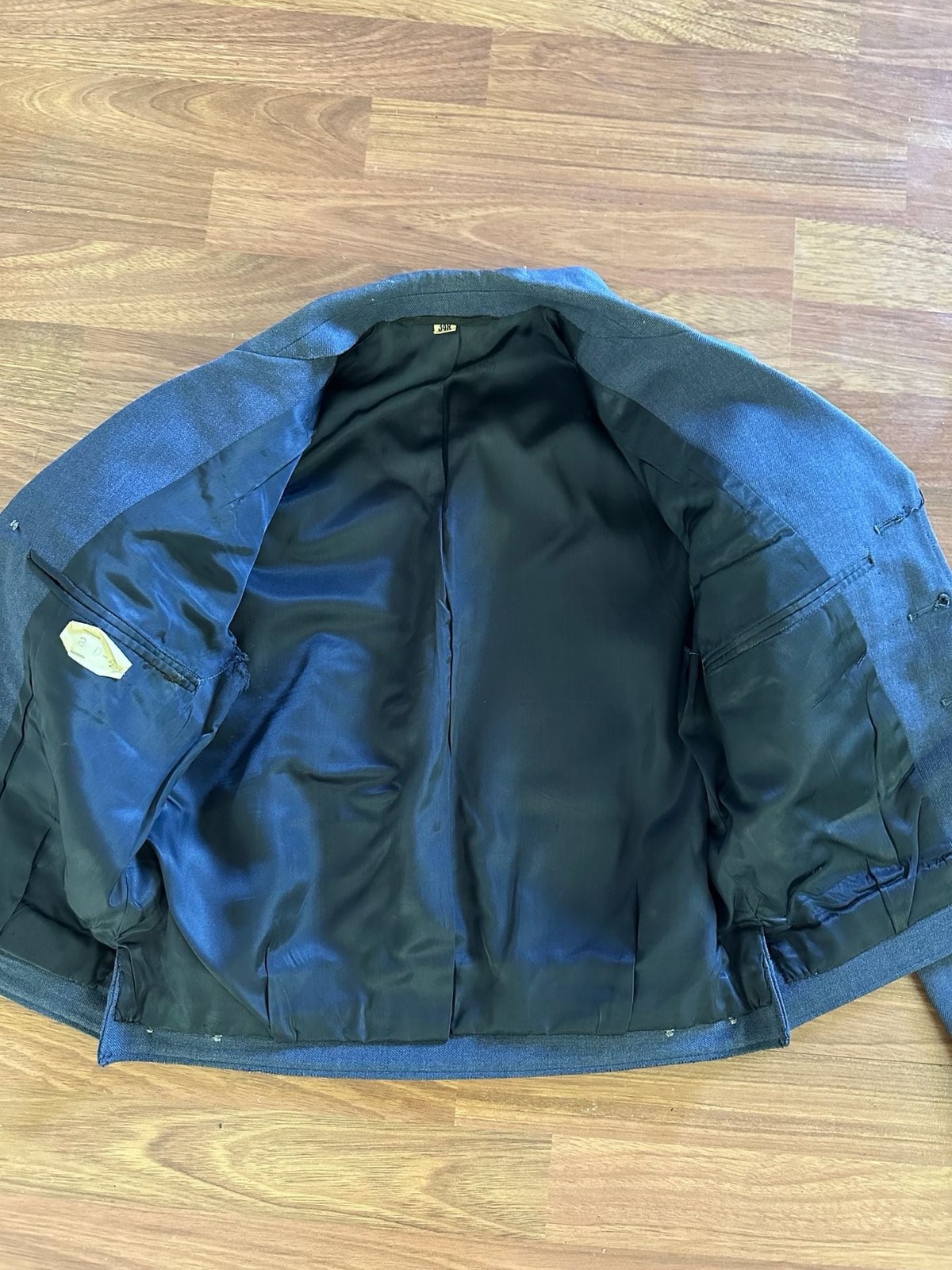 USA AIR FORCE IKE BOMBER JACKET WINTER BLUE SHADE 84 MODEL SIZE SMALL