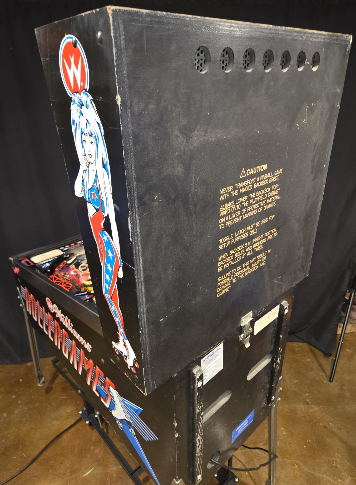 Refurbished Rollergames Pinball Machine (Williams) 1990