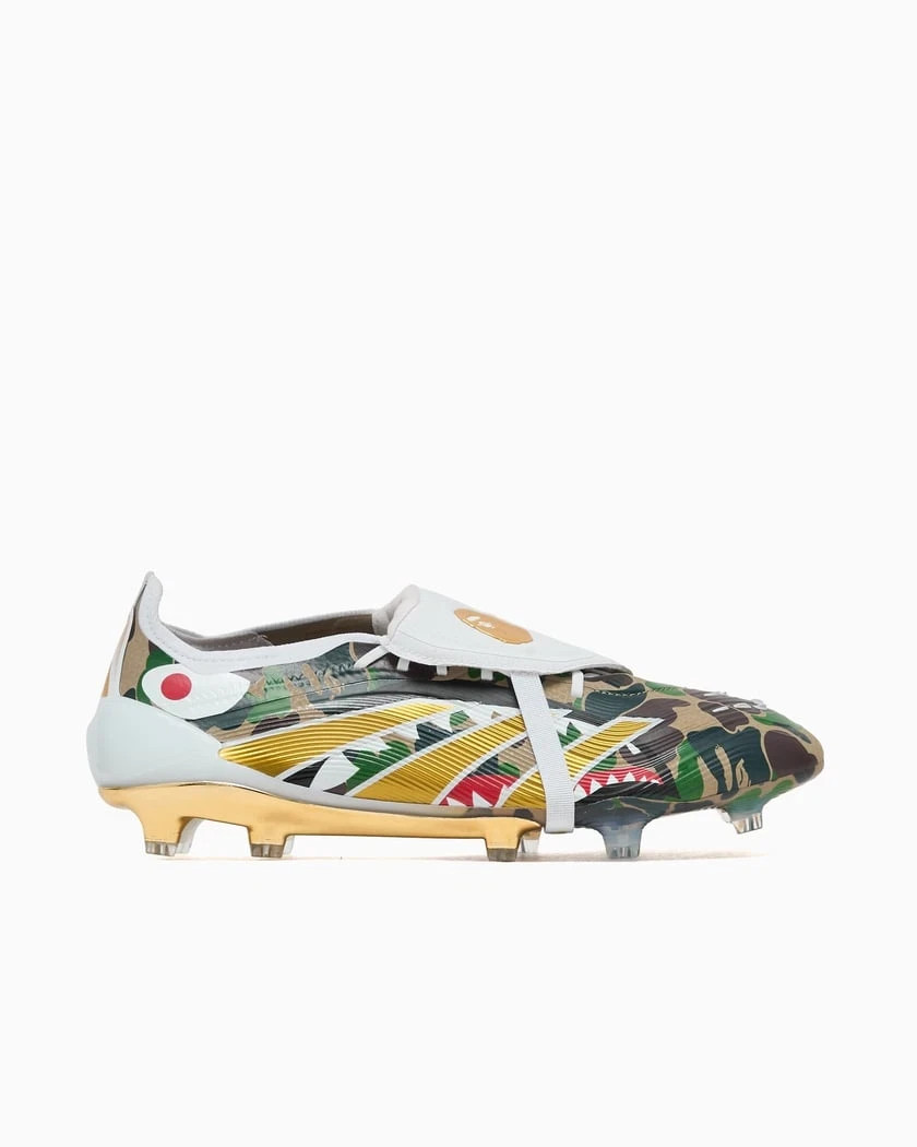 A BATHING APE x adidas Predator Elite FG Hemp Gold Metallic JS3104 Men's US4-14
