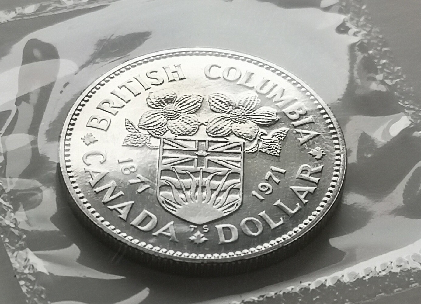 *** CANADA  1971  B.C.   NICKEL  DOLLAR  *** PROOF  LIKE  MINT  SEALED  ***