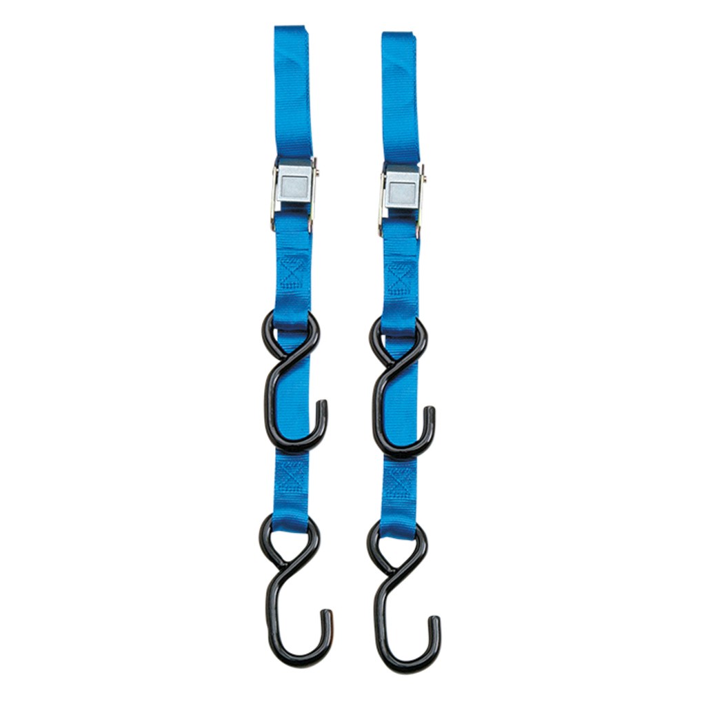 Parts Unlimited 3920-0079 1.5" Heavy-Duty Cam Buckle Tie Downs Blue