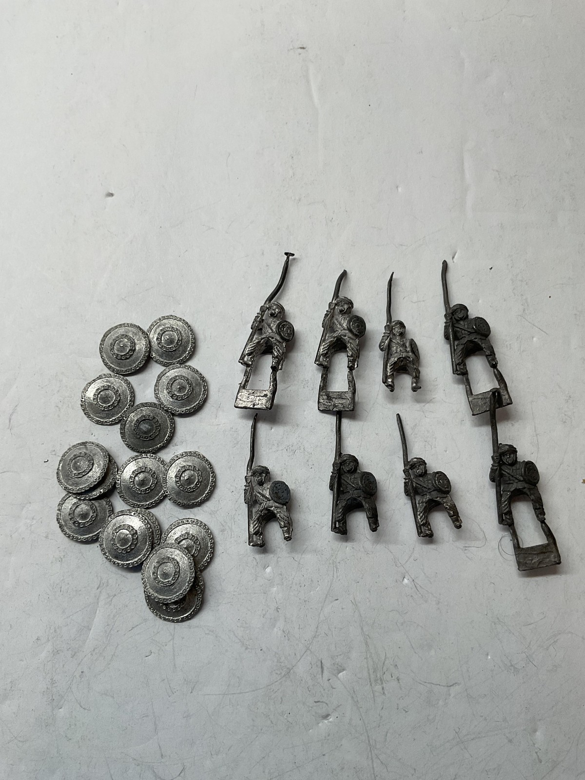 Essex 15mm Medieval Saracen Cavalry Lead Metal Miniatures Lot Unpainted Wargame