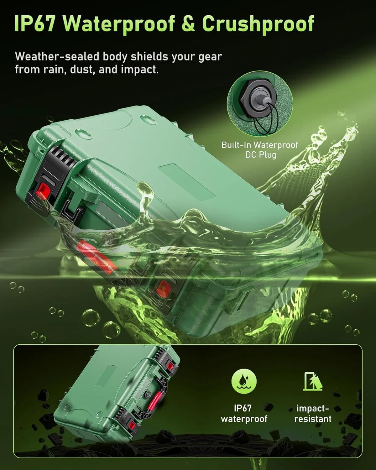 2026 New Waterproof Hard Carrying Case Compatible with Star link Mini Dish A...