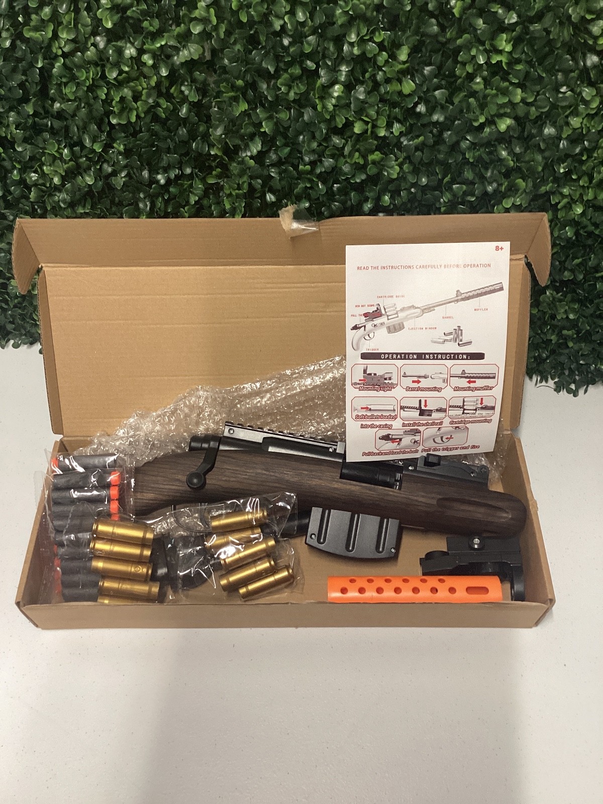 Kyliandi Sniper Rifle Toy Set with Cartridges