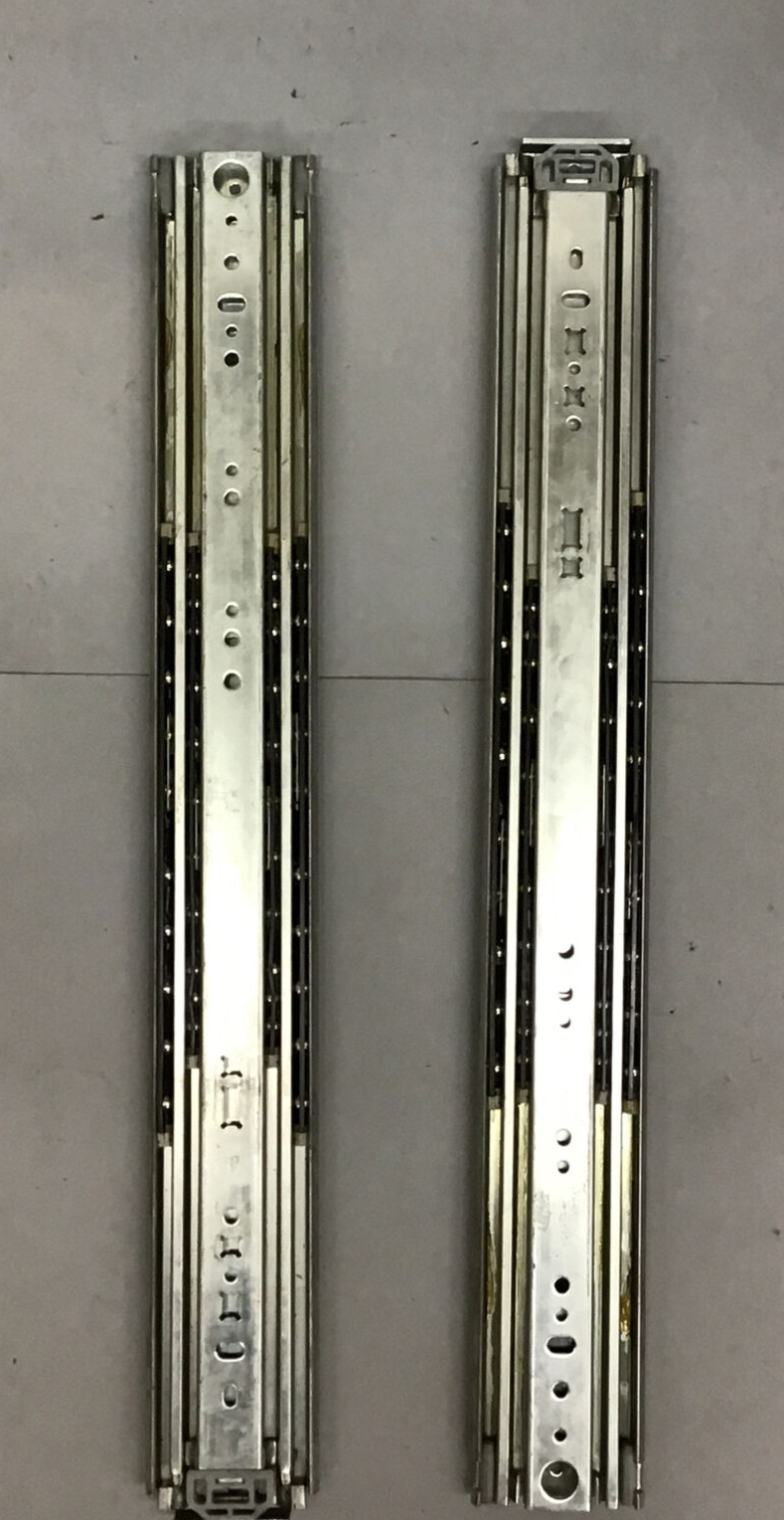 Lot of 2 Accuride 24”-48" Heavy Duty Drawer Slides 9308 (r5)