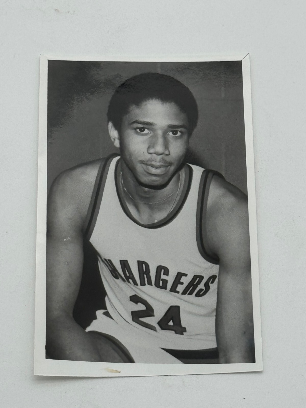 1982 Daryl Thomas Promo Basketball Photo St Joseph Chargers Indiana Hoosiers