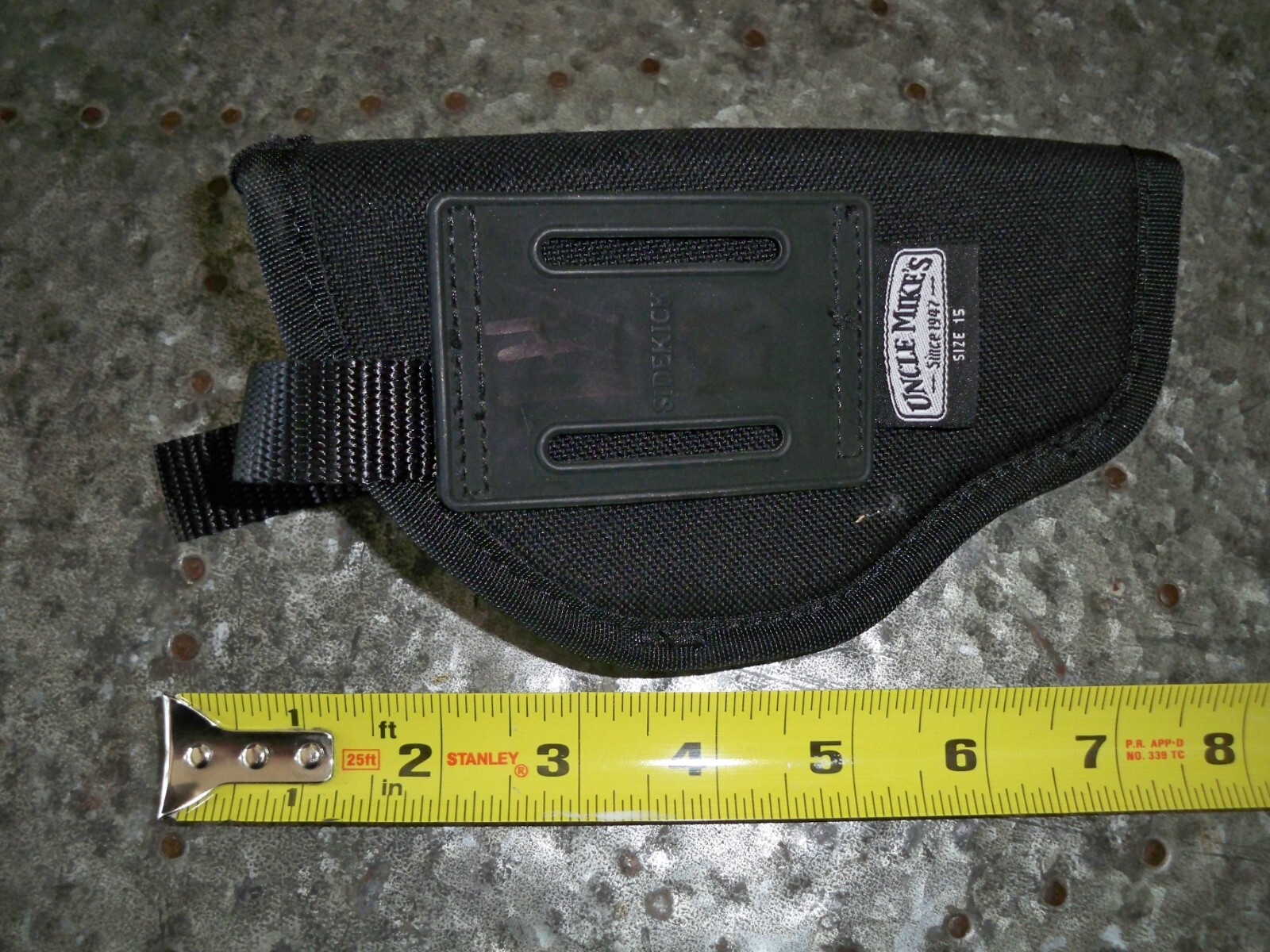 Uncle Mikes Sidekick Size 15 Belt Holster Thumb Lock Retention Cordura sturdy