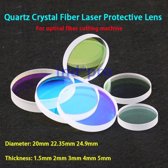 For Fiber Cleaver Fiber Laser Protective Lens 20mm 22.35mm 24.9mm 3 PCS New