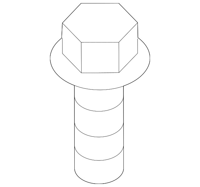 Genuine BMW Trans Mount Bolt 22-31-9-494-177