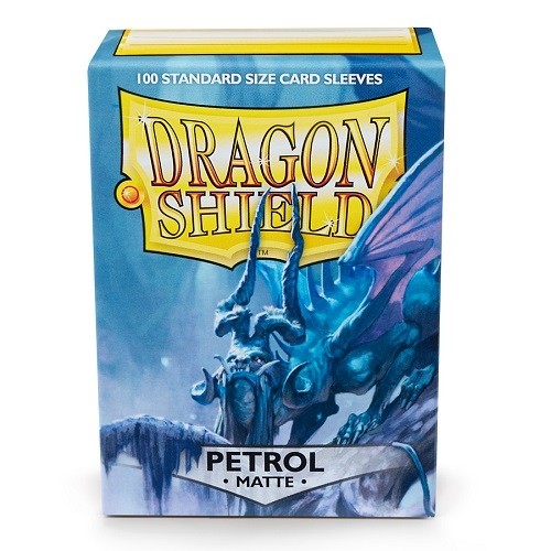 Dragon Shield 100 Standard Deck Protector Sleeves Matte Petrol AT-11020 MTG TCG