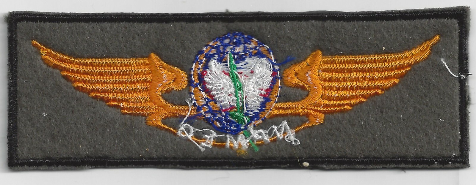 Cambodia Peace Keeping Force UXO Mine Exploded Remnants War Wings Patch English