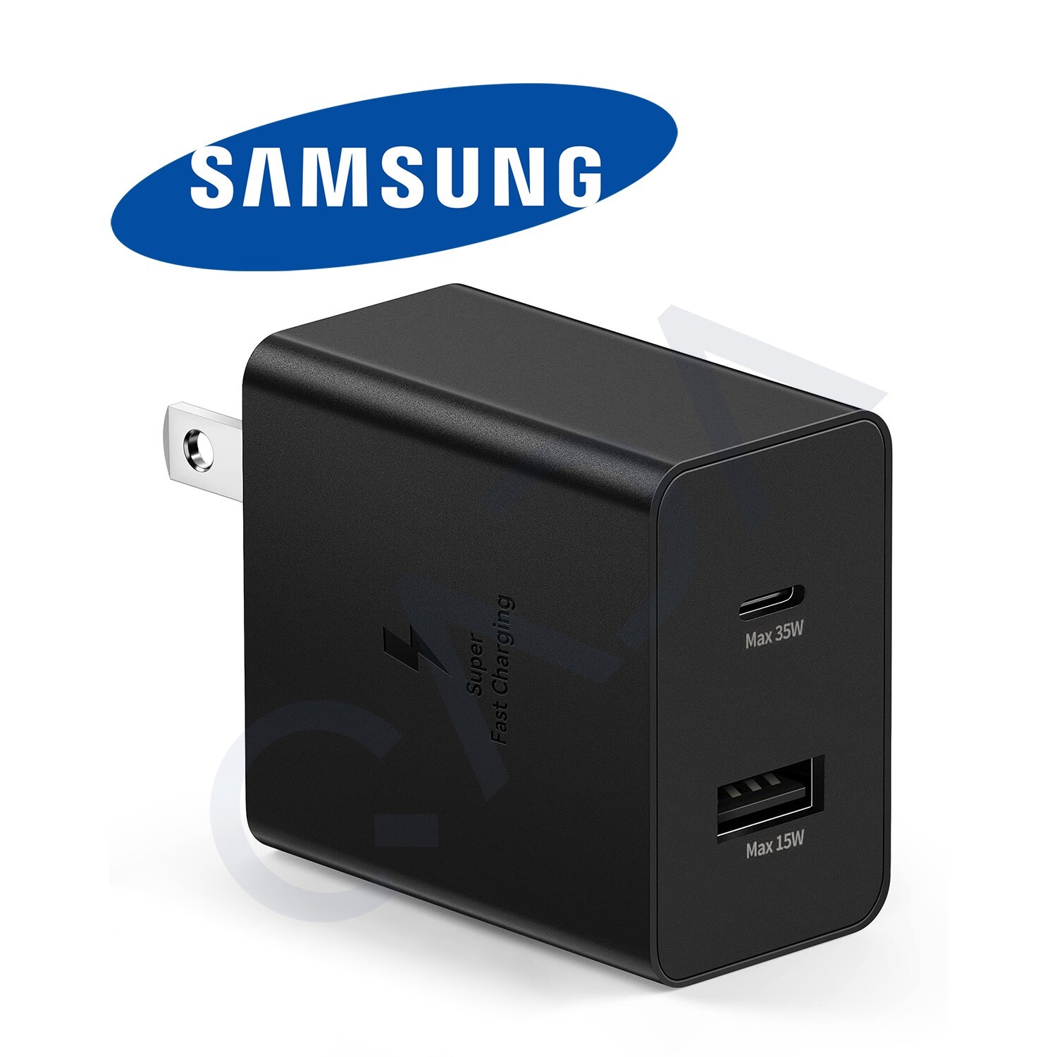 Samsung 35W Dual Port Super Fast Wall Charger USB-C Duo Power Adapter NEW!! 2023