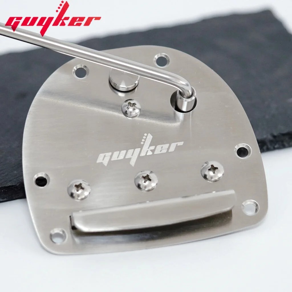NEW Stainless Steel Jazz Tremolo Tailpiece Guitar Bridge For JM Guitar Vibrato