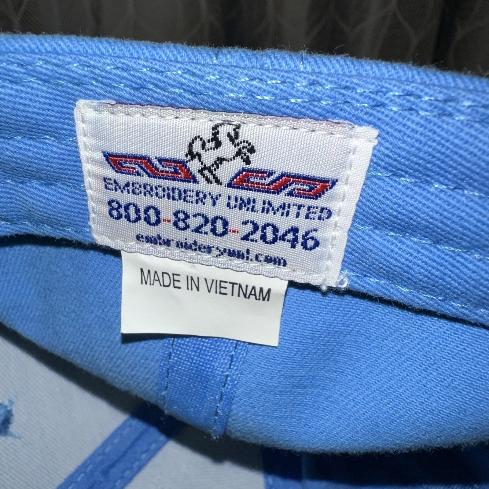 NY Sire Stakes Buckle Strap Hat Sky Blue Pristine