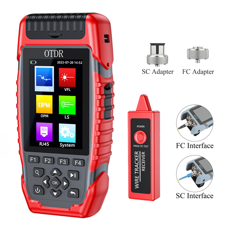 SKL OTDR 1310nm/1550nm 24/22dB OPM VFL RJ45 SM UPC/APC Time domain reflectometer