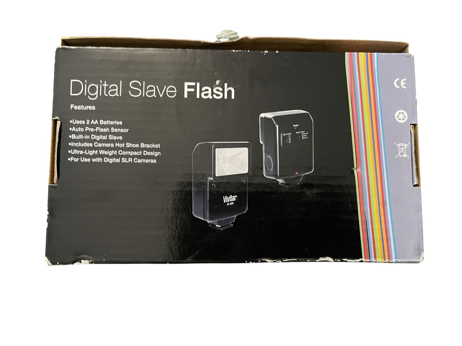 Vivitar Bounce Zoom Slave Flash Enhance Photo's Colors & Saturation New