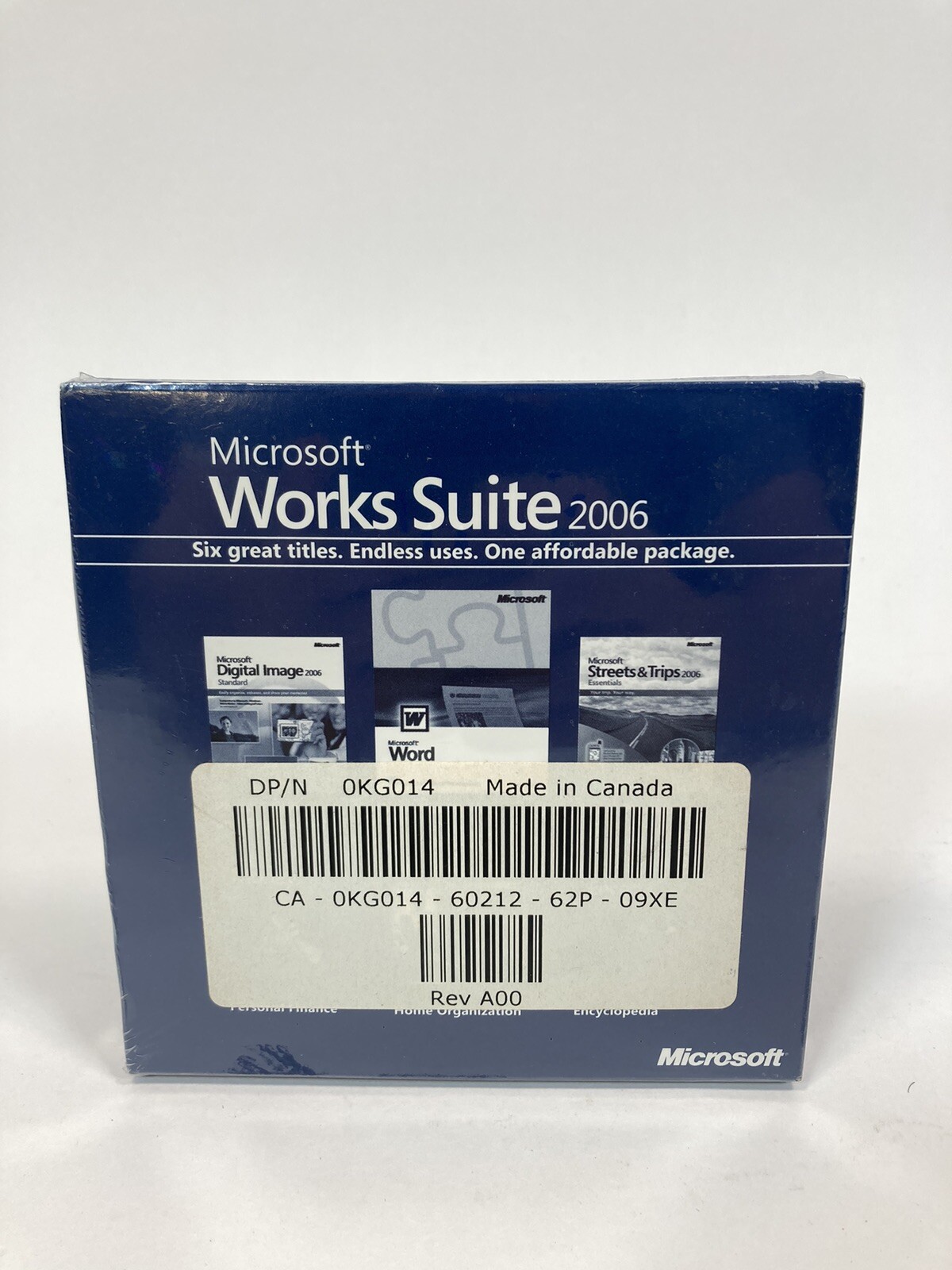 Microsoft Works Suite 2006 PC Includes Key and Product Codes Sealed