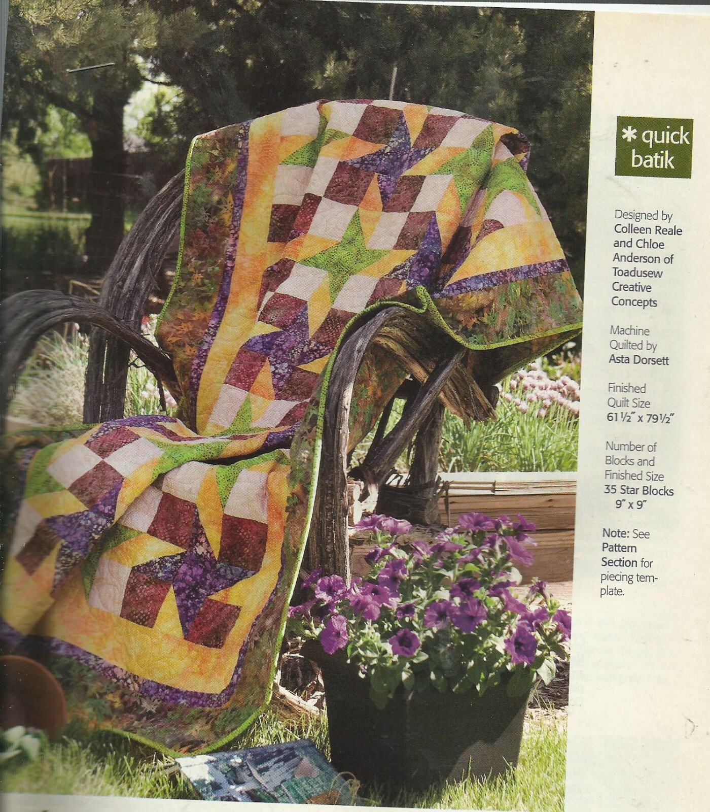 C0138   OKTOBERFEST  QUILT PATTERN/INSTRUCTIONS