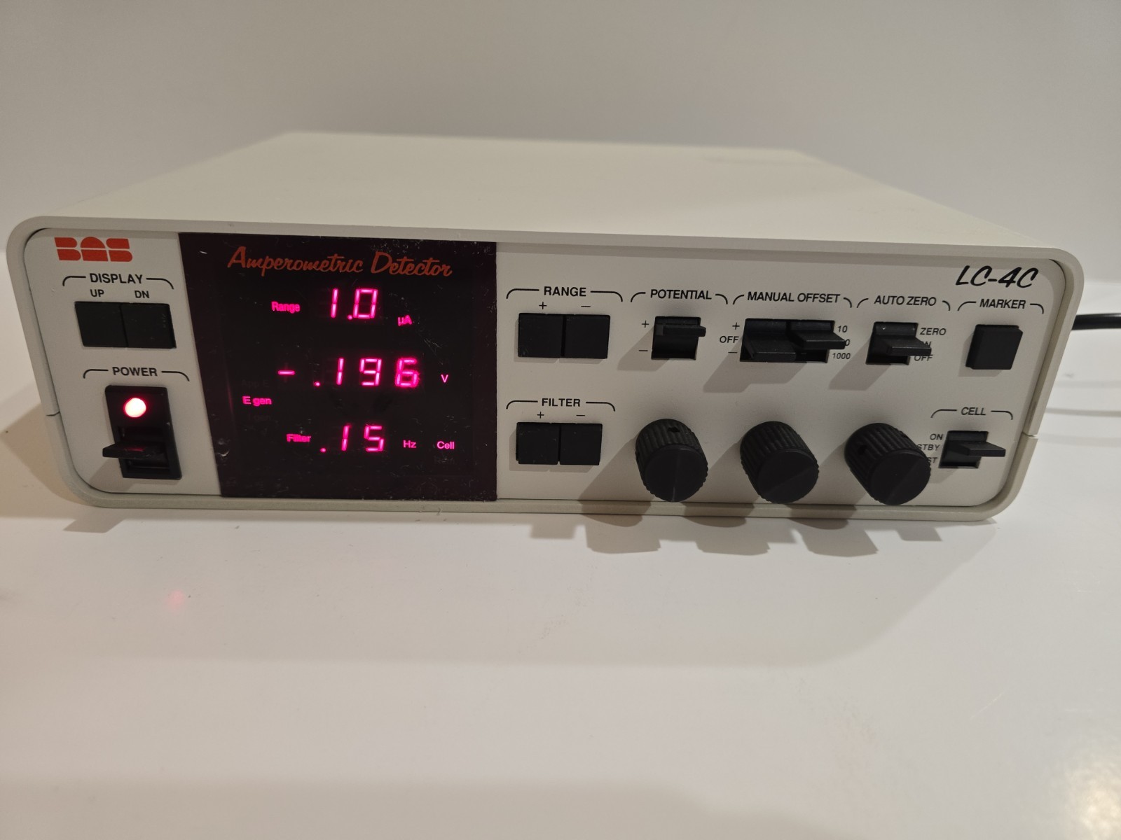 BAS LC-4C Amperometric Detector Tested Working