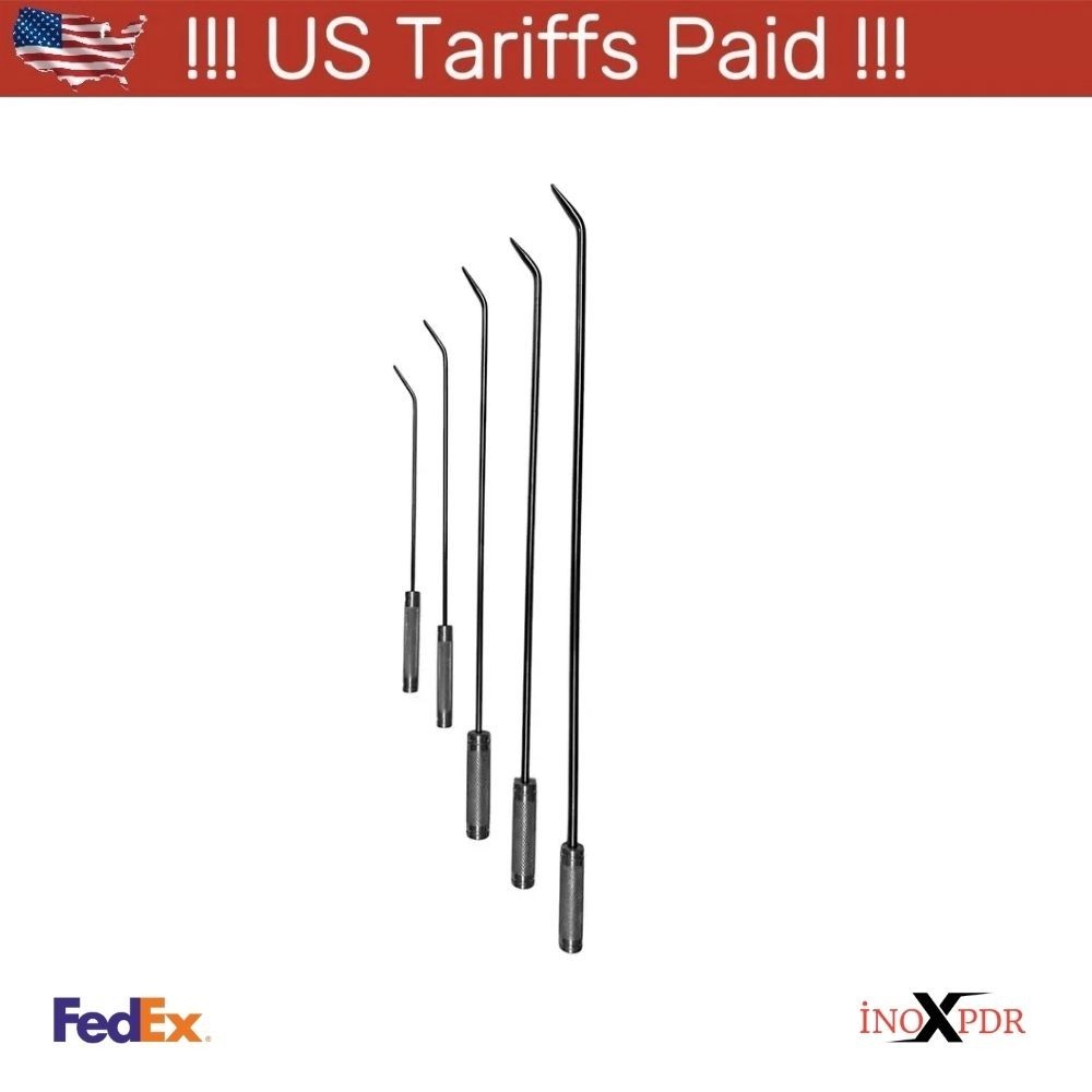 Aluminum Handle Steel Dent Rod Set with Pencil-Sharp Tip Artvin Edition Pdr İnox