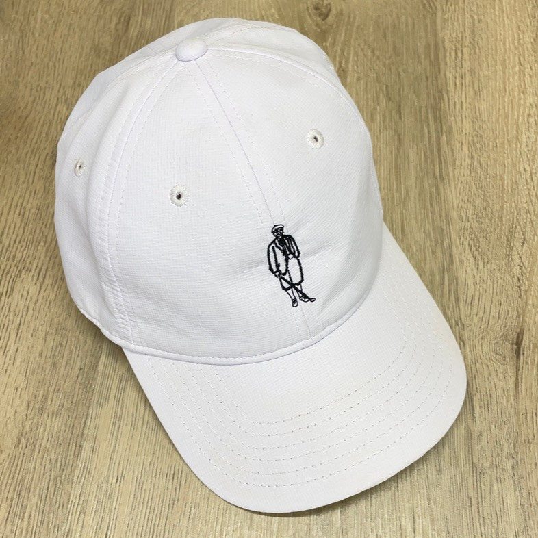 TaylorMade Golf White Adjustable Golf Cap Hat White Bobby Jones Performance