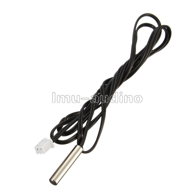 1X NTC Thermistor Temperature Sensor Waterproof Probe Cable 1M 10K 1% 3950