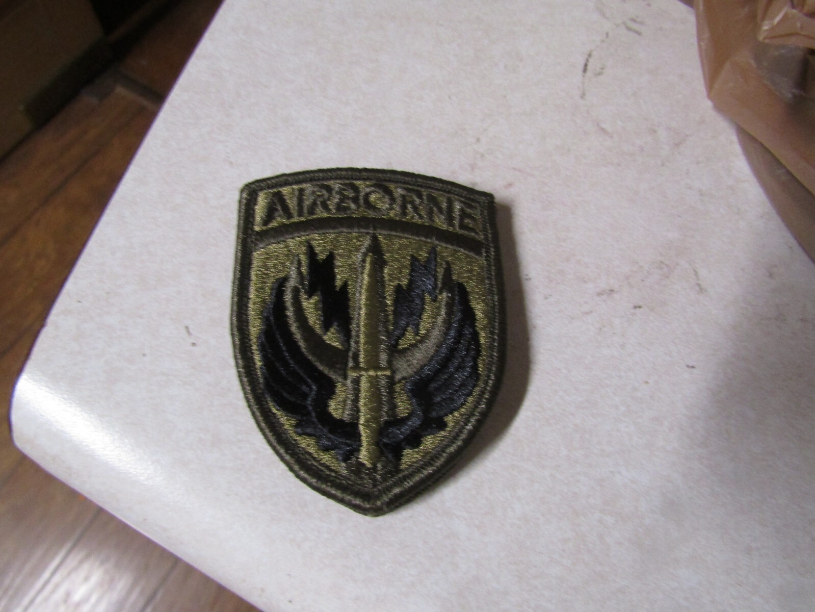 MILITARY PATCH US ARMY OCP MULTICAM HOOK & LOOP SPECIAL OPERATIONS COMMAND ABN
