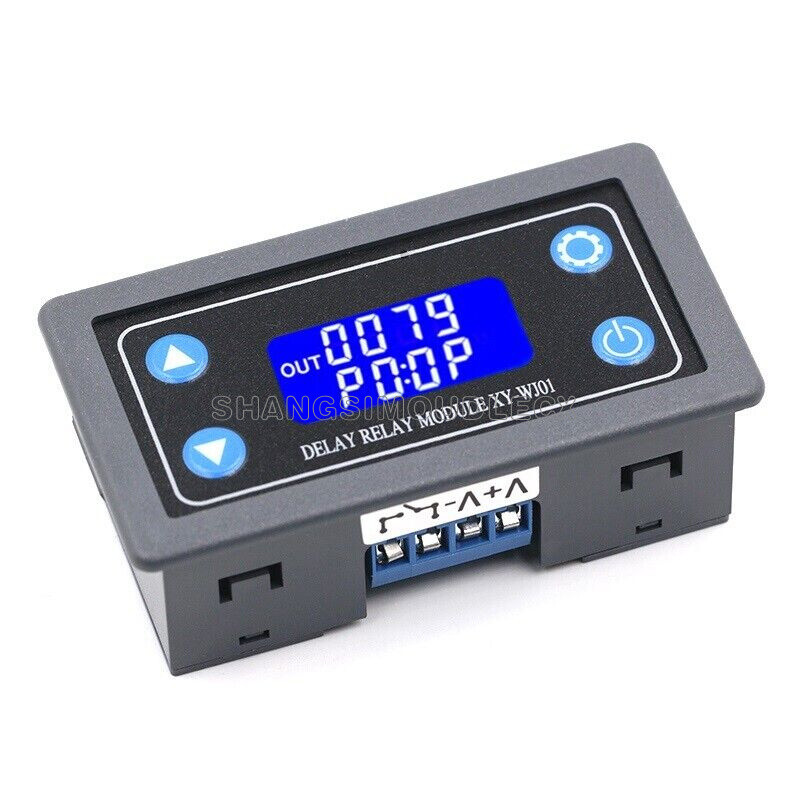 1CH Delay Relay Module Digital LCD Display Cycle Timing Circuit Switch AU