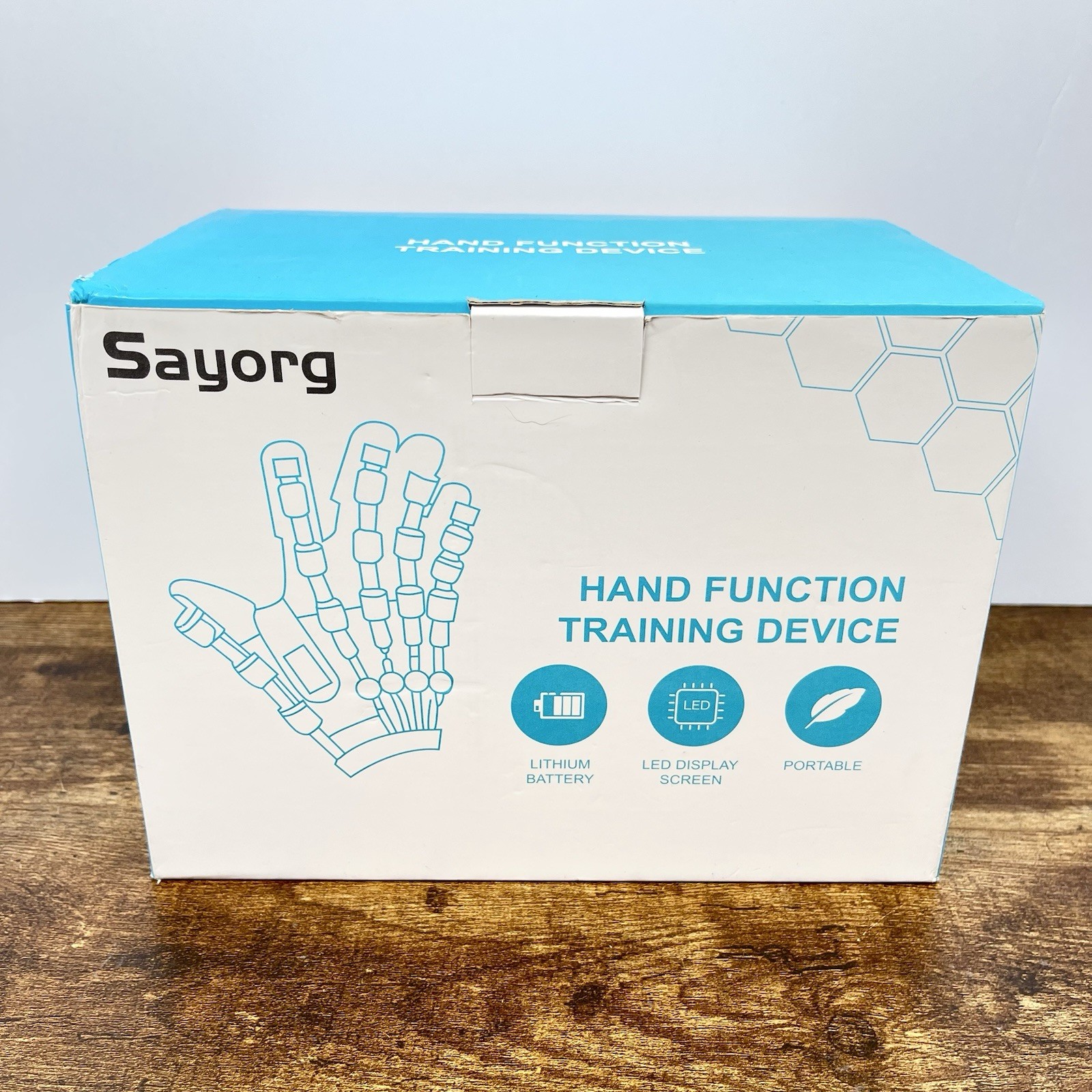 Sayorg Hand Function Training Device Rehabilitation Glove Right Hand Size Large