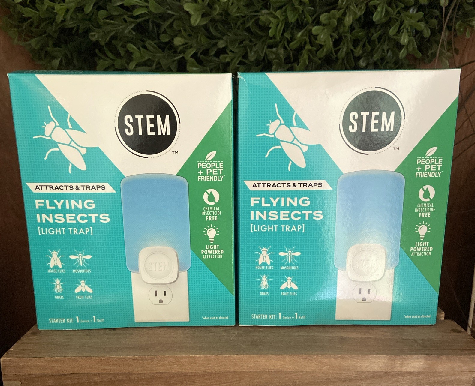 STEM Light Trap Flying Insects Starter Kit 1 Device & 1 Refill - 2 packs