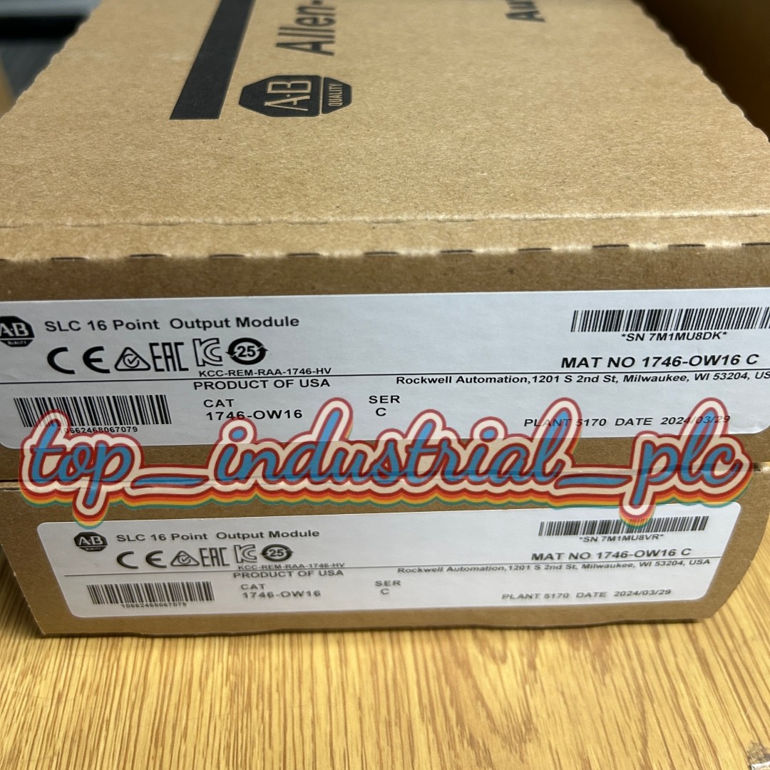 1746-OW16 AB 1746OW16 SLC500 1746OW16 Ser C Output Module New