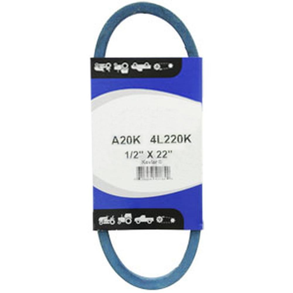 A-A20K Made With Aramid Blue V-Belt (1/2" X 22")