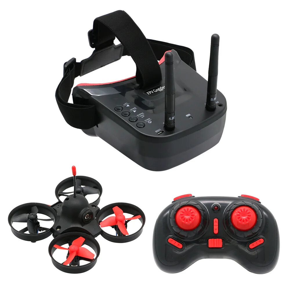 FPV RC Toys W/ 5.8G S2 800TVL 40CH Camera / 3Inch VR Headset Helicopter Drone