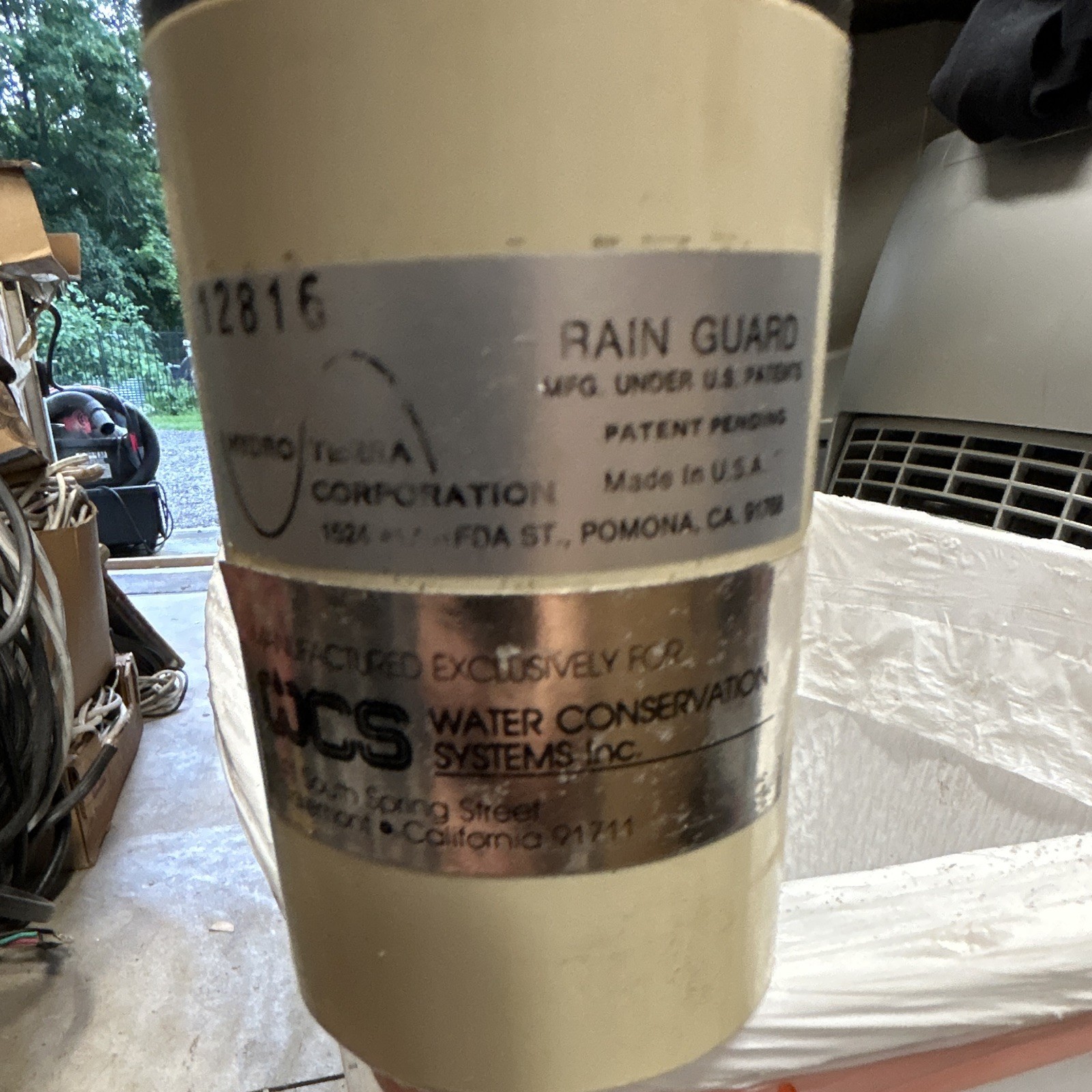 Vintage Hydro-Terra / WCS Rain Guard Rain Sensor (Model 12816)