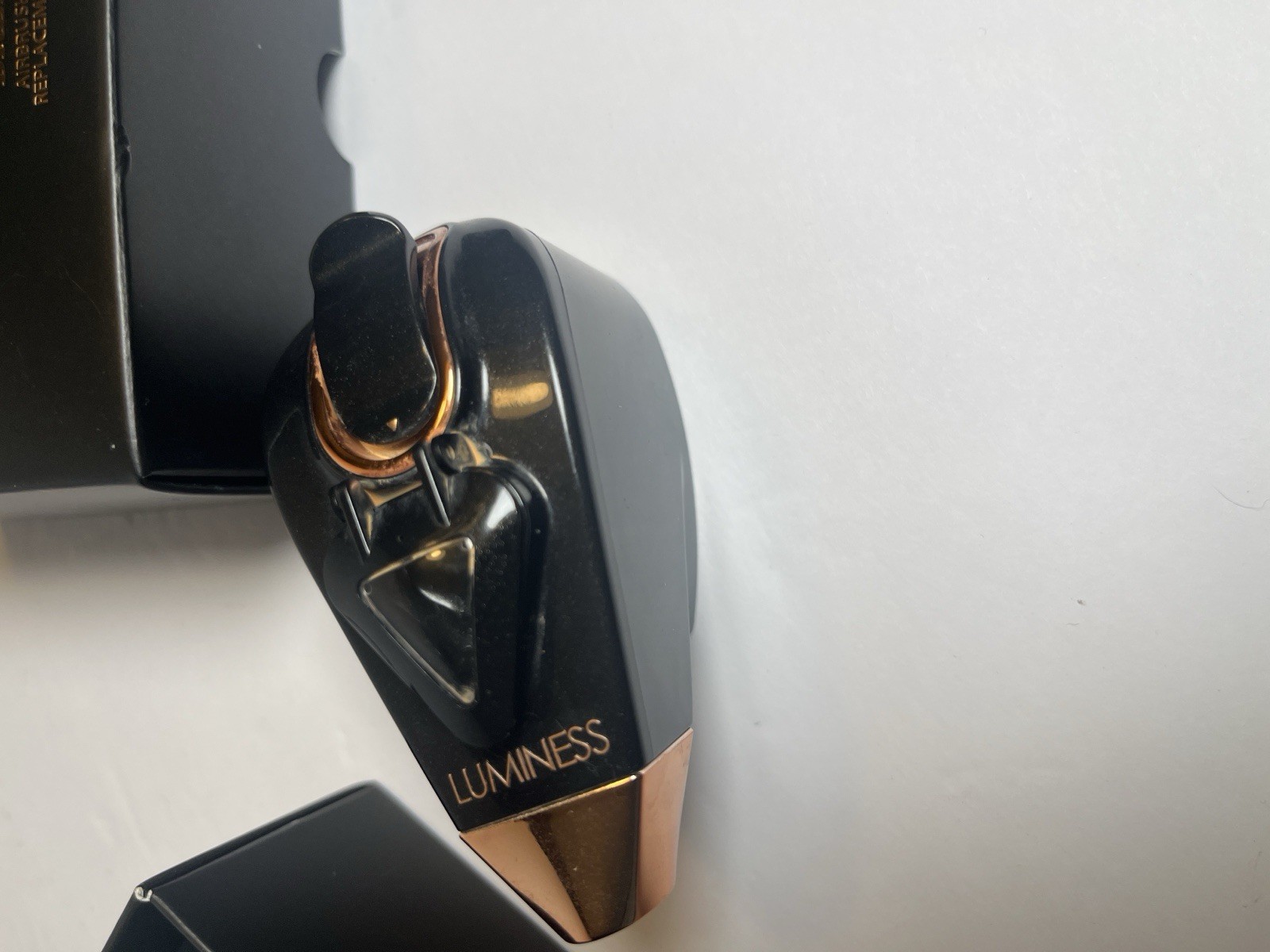 Luminess Breeze Replacement Stylus, Plastic, Black/Rose Gold. Tested. EUC