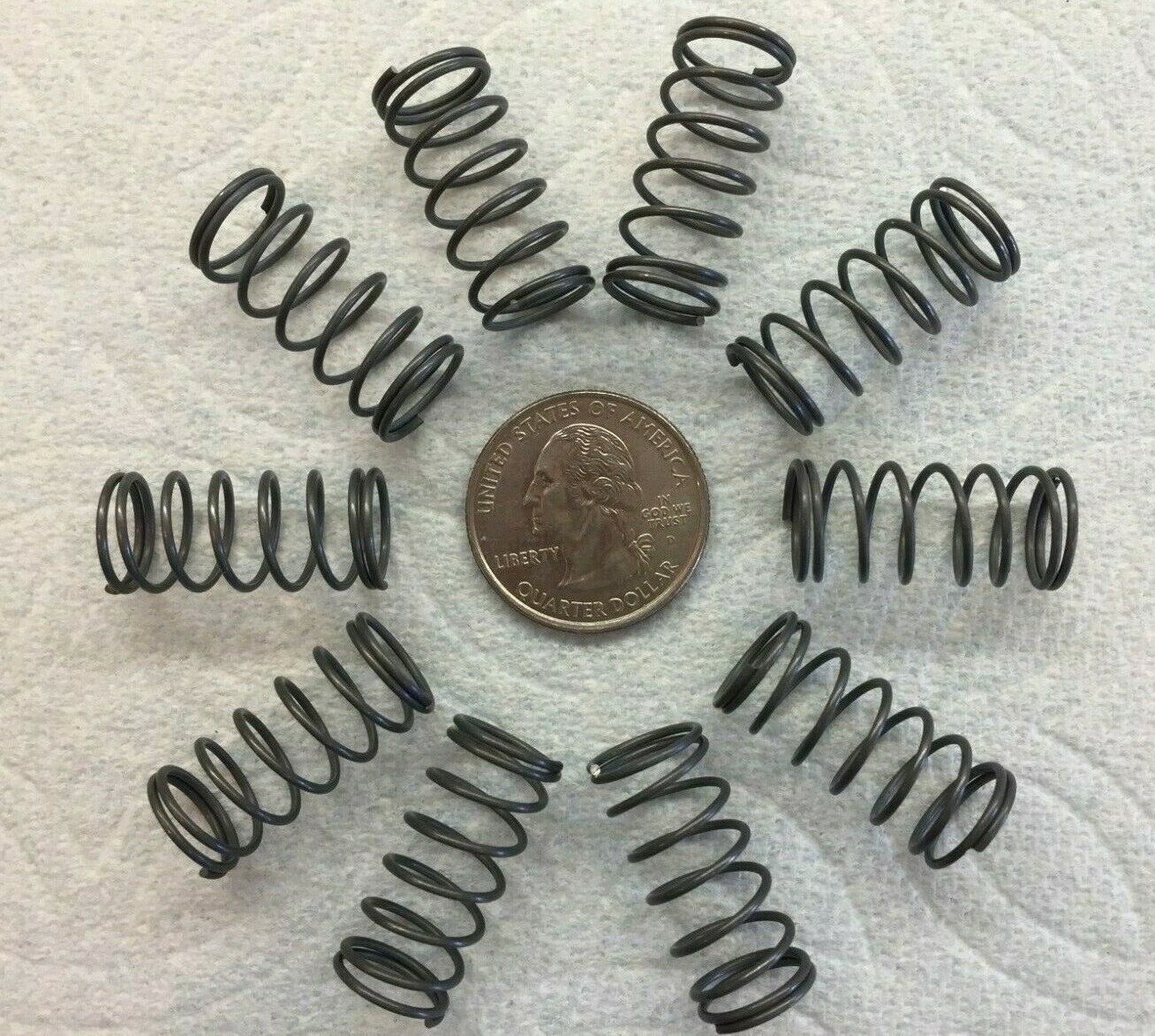 10 Pcs Small Compression Springs  1 in. (25 mm) Long x 1/2 in. (12 mm) OD