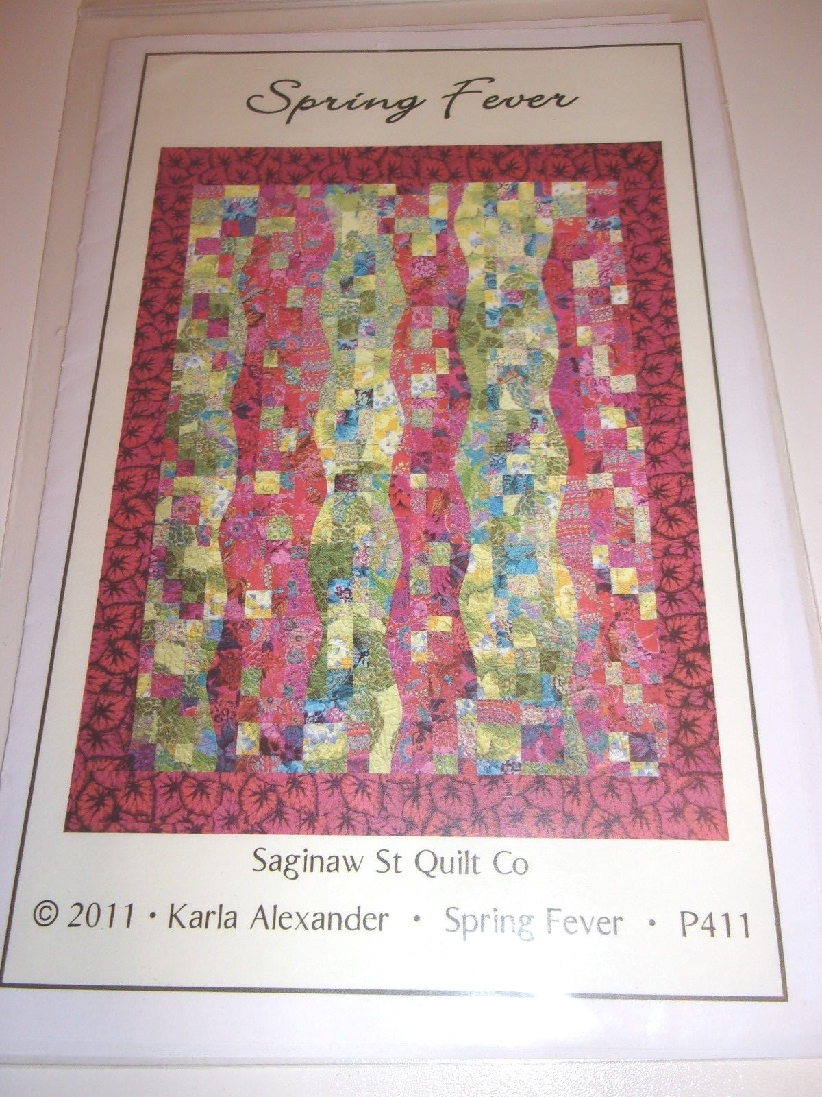 SAGINAW ST QUILT CO. "SPRING FEVER" QUILT PATTERN