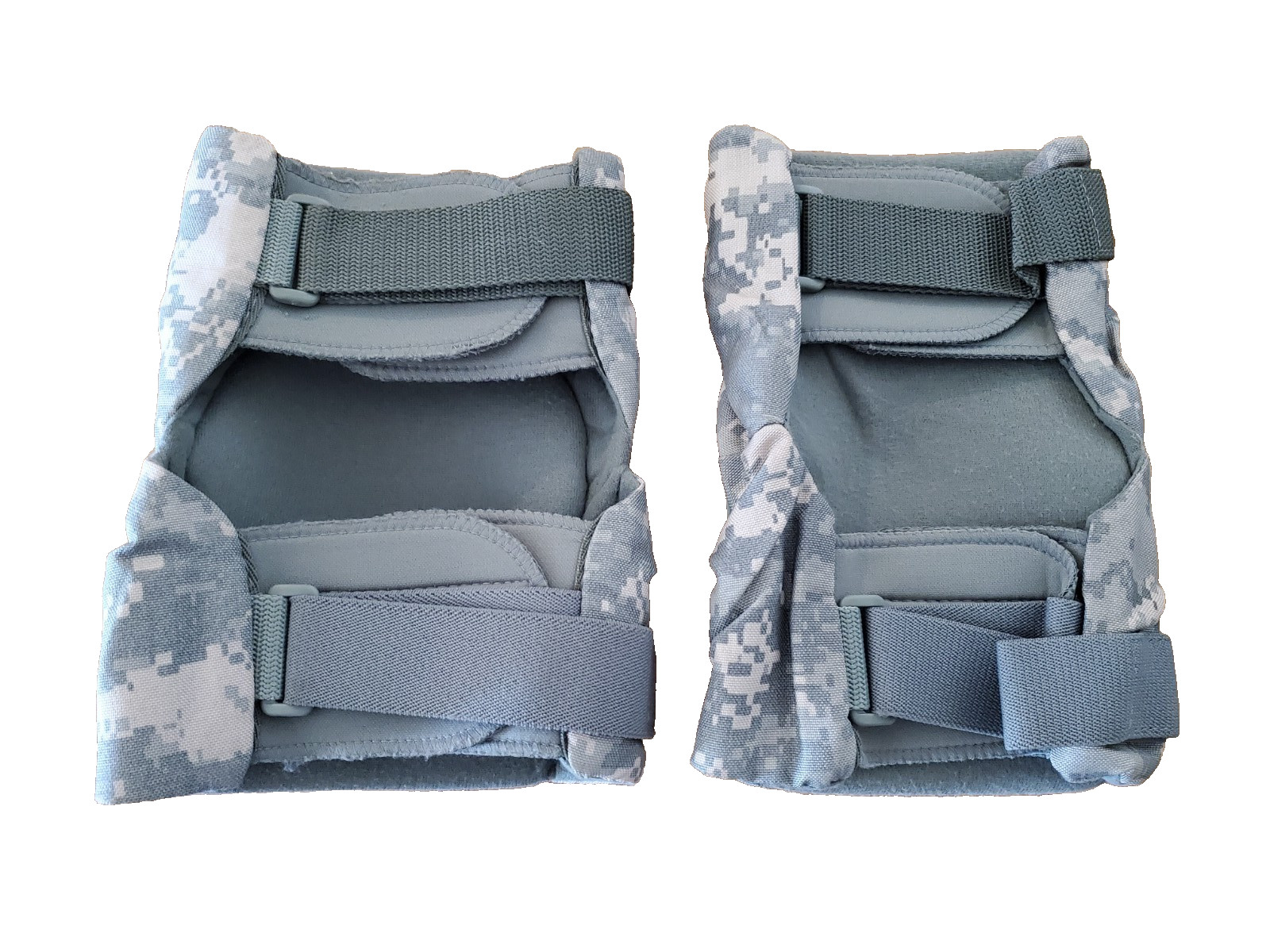 USGI ARMY BPE Multicam Tactical KNEE Pads, USGI, ACU Pattern, MEDIUM "Excellent"